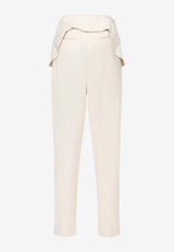 Andreadamo Paneled Straight Pants Beige ADPF23PA20343473_000