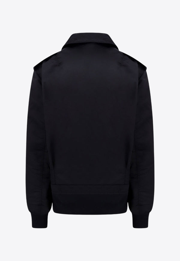 Sacai Zip-Up Lightweight Jacket Black 2303164M_001