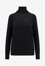 Michael Kors High-Neck Wool Sweater Black MF360NV4VR_001