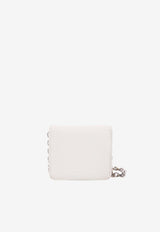 Maison Margiela Four Stitch Grained Leather Chain Wallet White SA3UI0009P4455_T1003