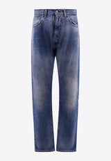 Maison Margiela Straight-Leg Faded Jeans Blue S29LA0094S30561_984