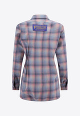 Maison Margiela Long-Sleeved Checked Shirt Multicolor S67FP0028S78039_001F