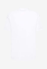 Palm Angels Logo Monogram Crewneck T-shirt White PMAA089E23JER001_0110