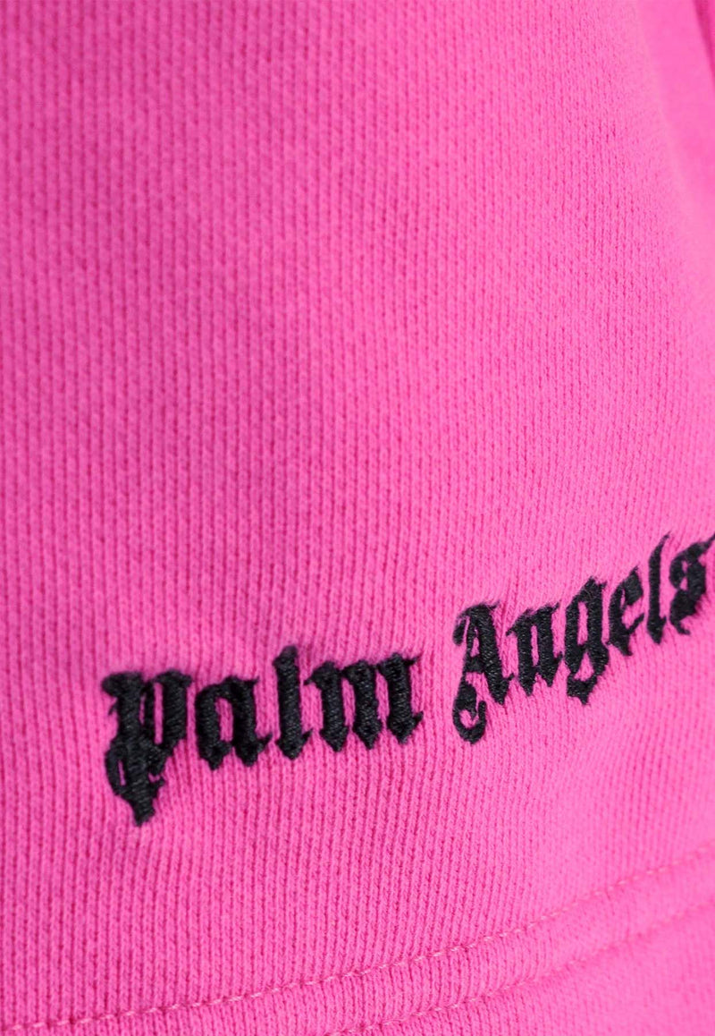 Palm Angels Logo Embroidery Bermuda Shorts Pink PMCI015F23FLE001_3210
