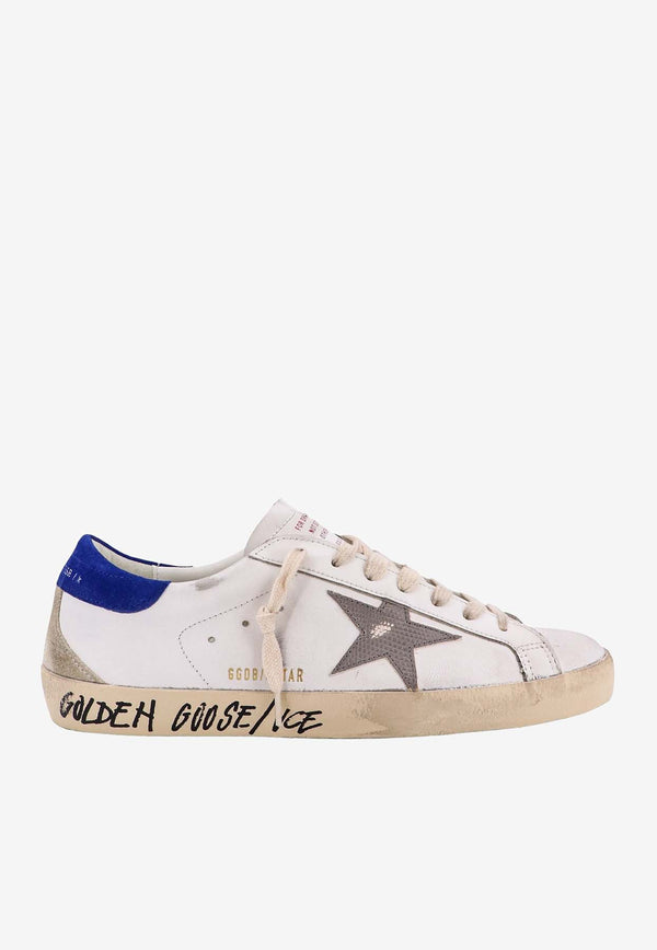 Golden Goose DB Superstar Leather Sneakers with Suede Heel White GMF00102F004797_11554