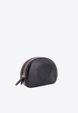 Stella McCartney Perforated Logo Vanity Bag
 Black 7P0013W8542_1000