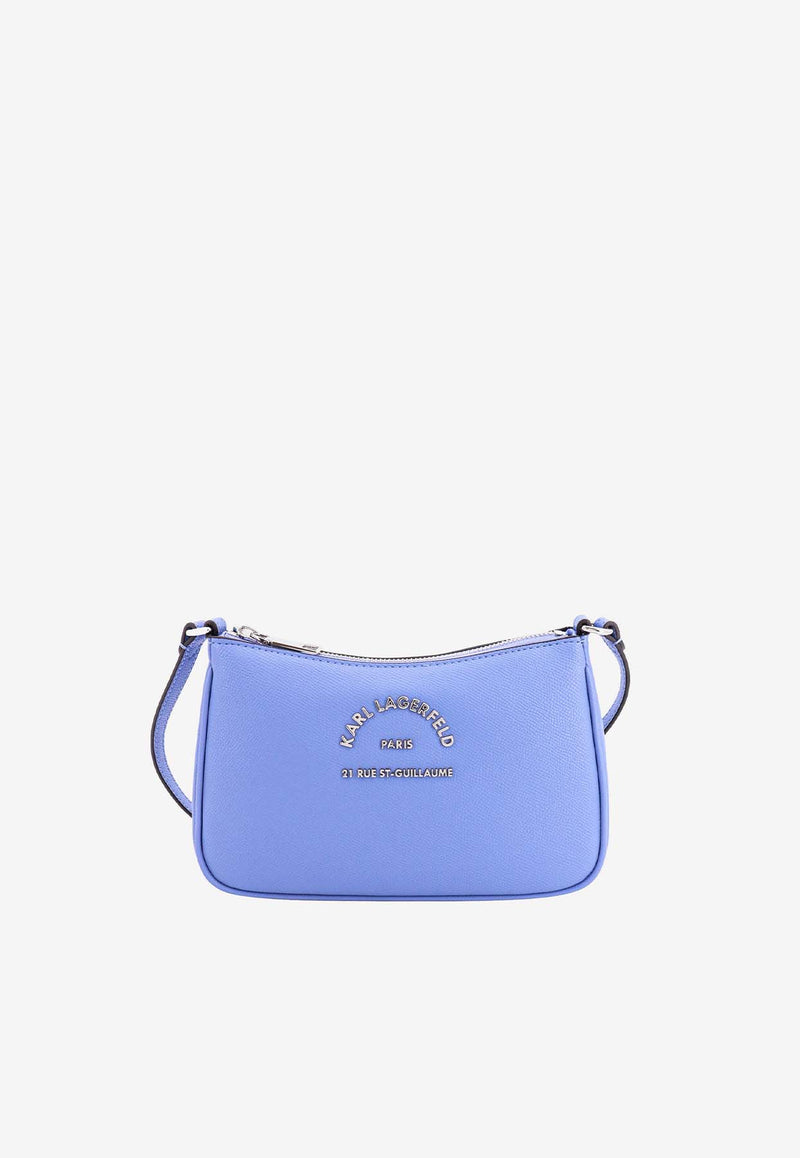 Karl Lagerfeld Small Rue St. Guillaume Crossbody Bag Blue 235W3126_A392