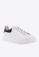 Alexander McQueen Oversized Leather Low-Top Sneakers White 553680WHGP5_9061