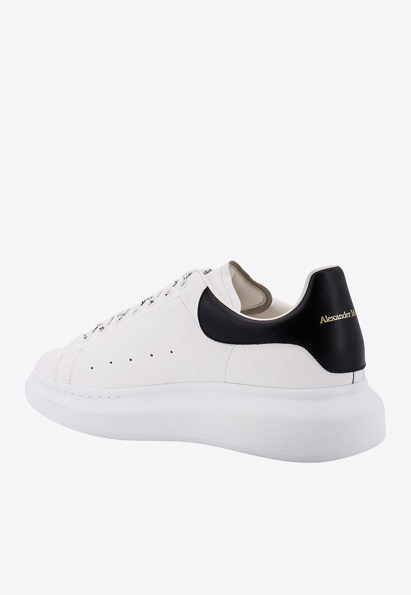 Alexander McQueen Oversized Leather Low-Top Sneakers White 553680WHGP5_9061