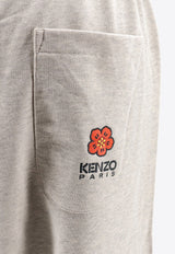 Kenzo Boke Flower Logo Track Pants Gray FC65PA7934MF_93