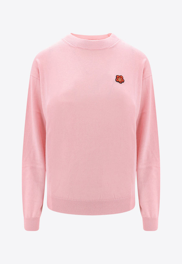 Kenzo Boke Flower Wool Sweater FD52PU3813LB_34 Pink