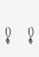 Alexander McQueen Skull Drop Earrings Silver 550503J160Y_1177