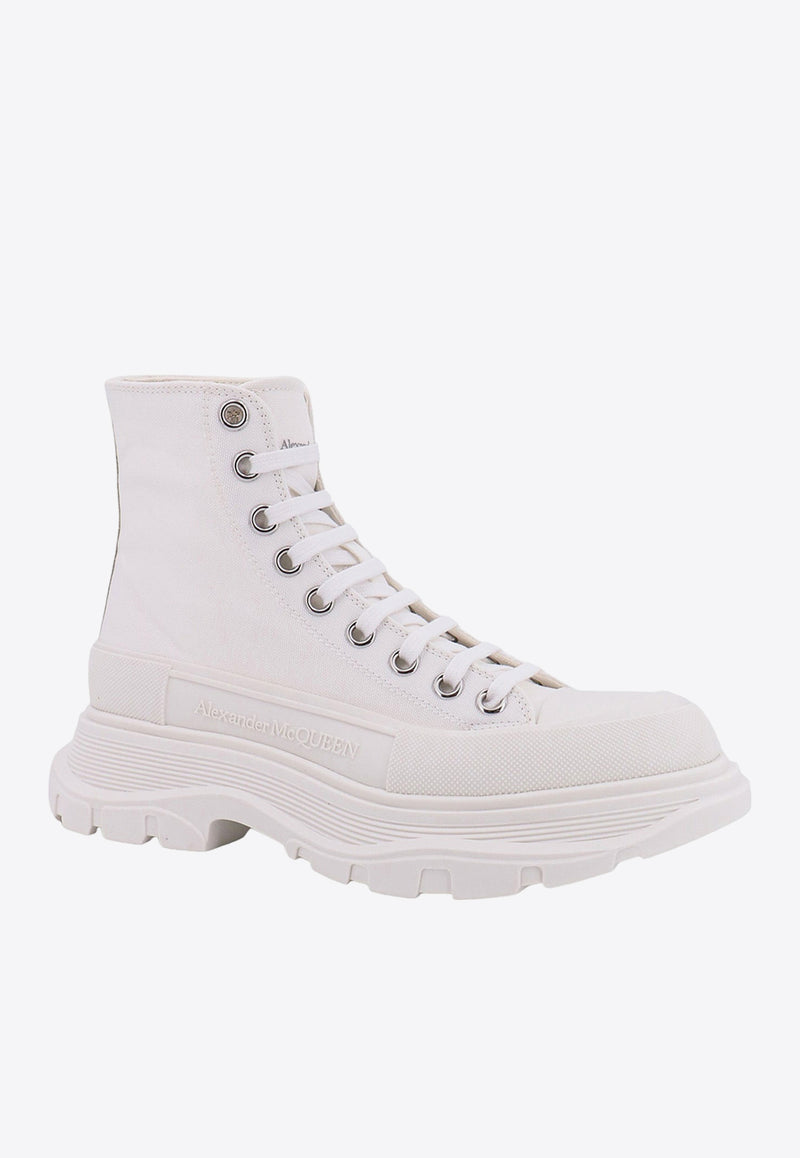 Alexander McQueen Tread Slick High-Top Sneakers White 697080W4MV2_9000