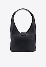 Salvatore Ferragamo Medium Gancini Buckle Hobo Shoulder Bag 214966764378_NERO Black