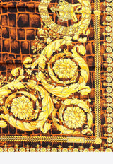 Versace Barocco Print Silk Scarf Gold 10016001A09287_5X330