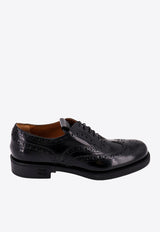 Miu Miu X Church's Leather Brogue Shoes Black 5E038E055_F0002
