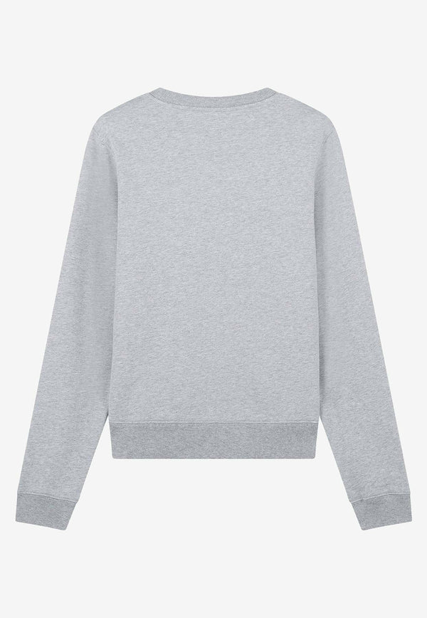 Maison Kitsuné Fox Print Sweatshirt Gray LW00309KM0001_H120