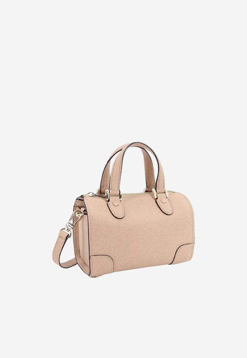 Valextra Micro Babila Leather Handbag Beige WBBB0030028LOC99_MBC