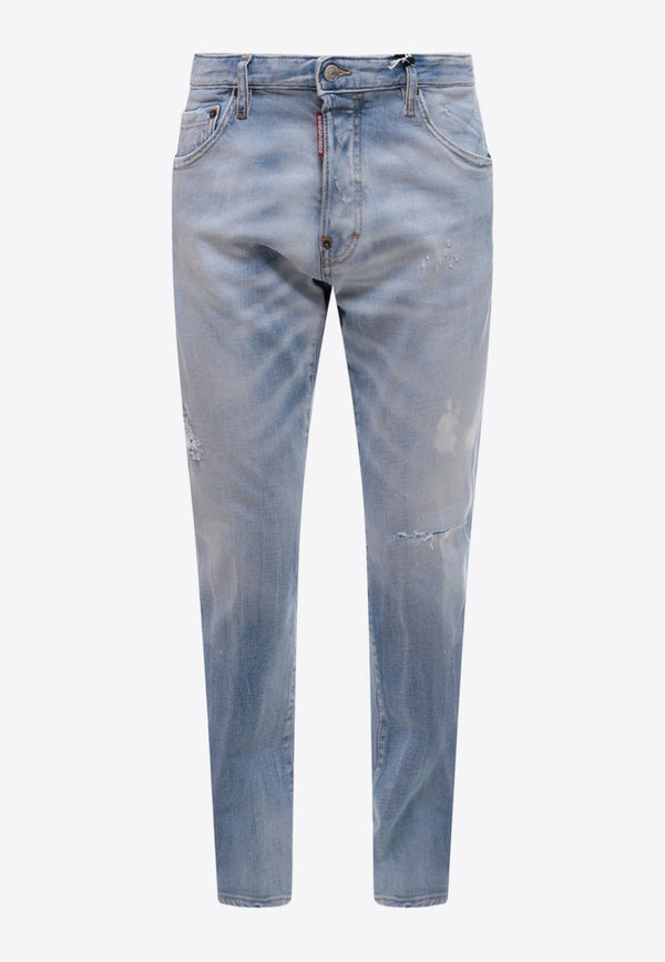 Dsquared2 Cool Guy Tapered-Leg Jeans Blue S74LB1354S30663_470