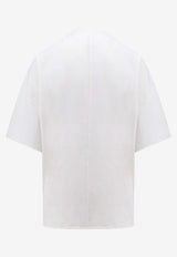 Rick Owens DRKSHDW Pentagram Logo Crewneck T-shirt White DU02C5259_1109