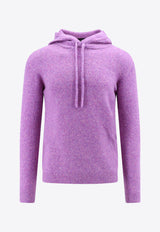 Roberto Collina Wool-Blend Hooded Sweater Purple RP40007_34