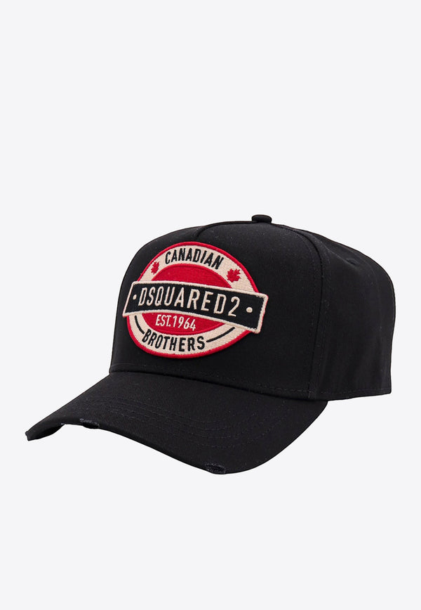 Dsquared2 Logo Patch Baseball Cap Black BCM062105C00001_2124