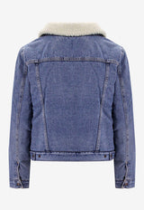 Levi's Ex-Boyfriend Sherpa Trucker Denim Jacket Blue 36136_0058