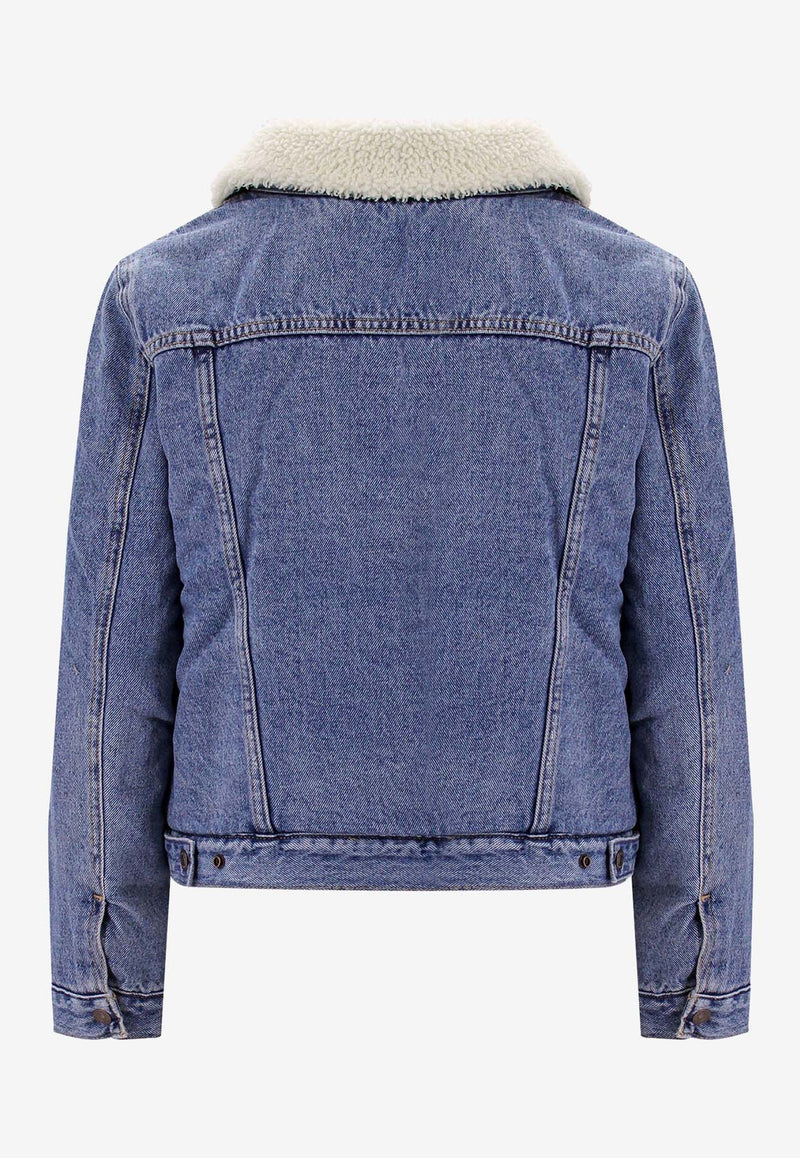 Levi's Ex-Boyfriend Sherpa Trucker Denim Jacket Blue 36136_0058