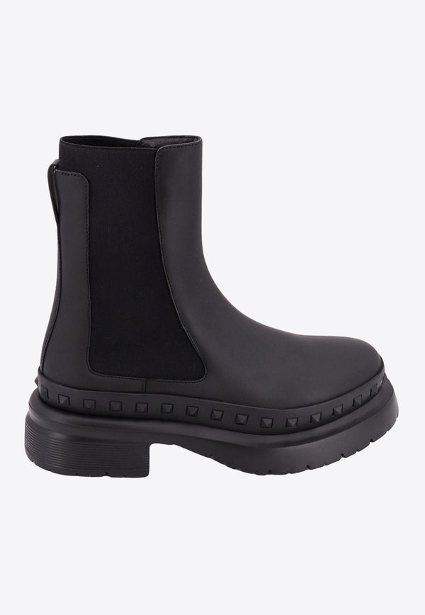 Valentino Rockstud M-way Ankle Boots Black 3Y2S0H33GZZ_0NO