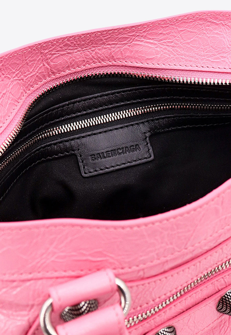 Balenciaga Neo Cagole Leather Tote Bag Pink 7515211VG9Y_5812