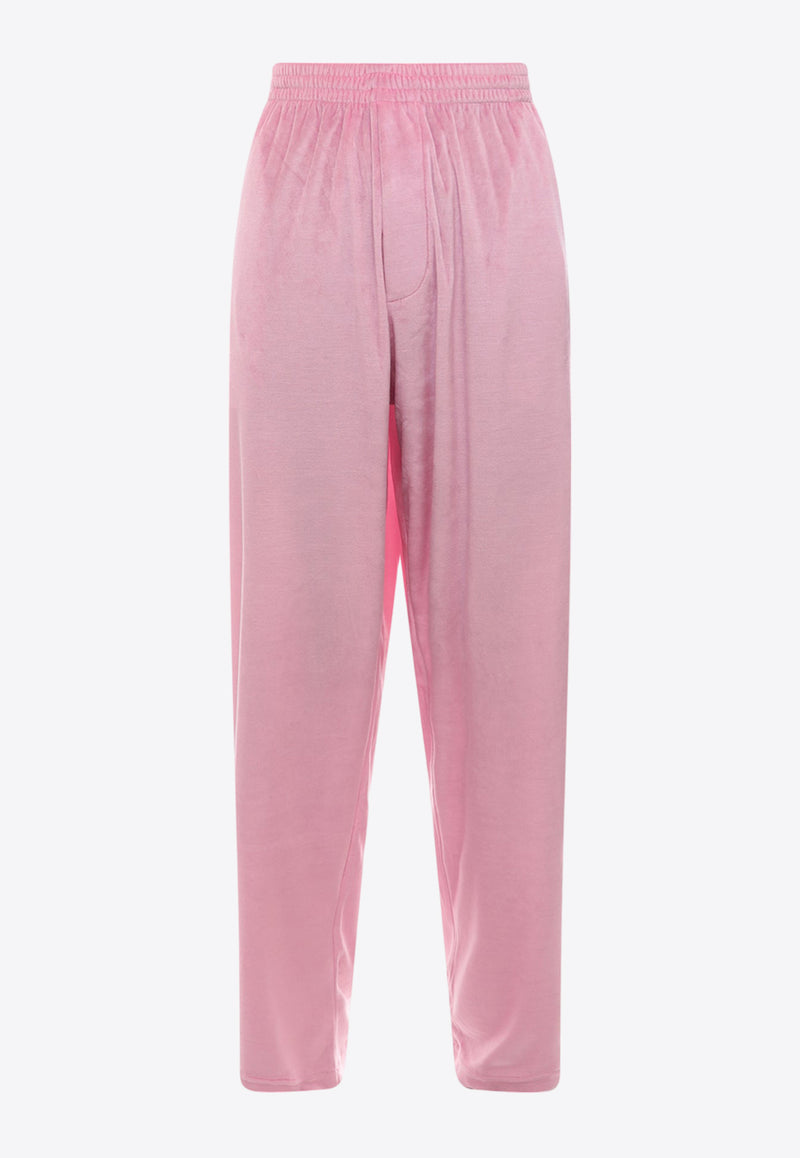 Balenciaga Chenille Relaxed Track Pants Pink 751017TOVO4_5630
