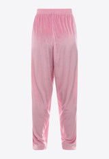 Balenciaga Chenille Relaxed Track Pants Pink 751017TOVO4_5630