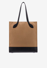 Bally Logo Print Canvas Tote Bag Brown WAE02WCV034_I113O