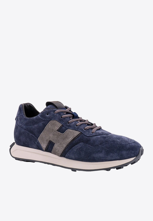Hogan H601 Suede Low-Top Sneakers Blue HXM6010EH41QI9_759V