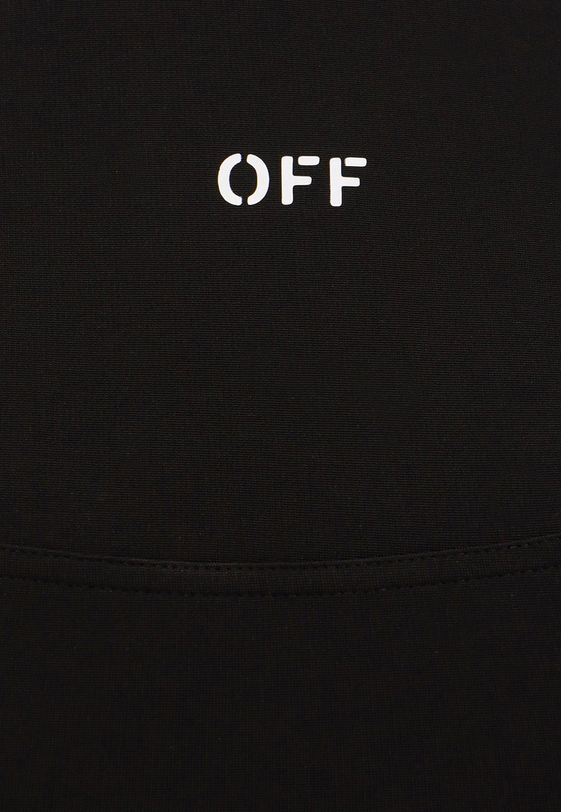 Off-White OFF Stamp Cropped Tank Top Black OWVO079F23JER001_1001