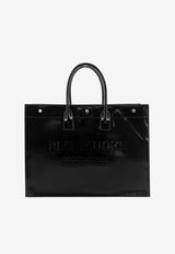 Saint Laurent Rive Gauche Leather Tote Bag Black 587273AACP2_1000