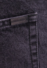 Saint Laurent Basic Straight-Leg Jeans Black 597052Y06CA_1319