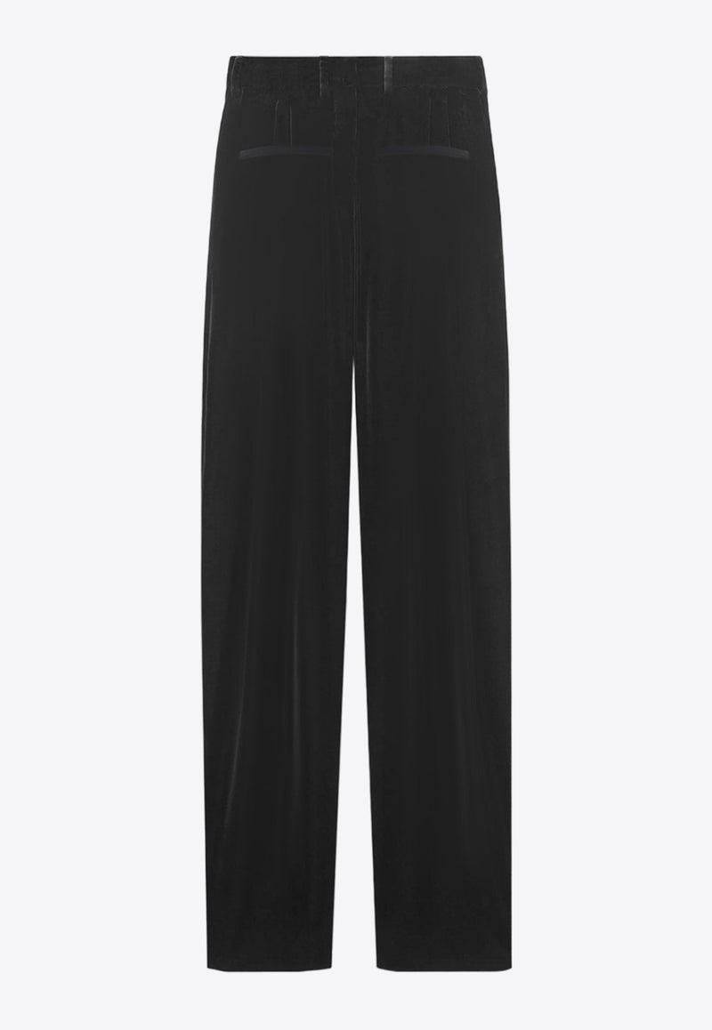 Saint Laurent Velvet Wide-Leg Pants 754755Y1H02_1000