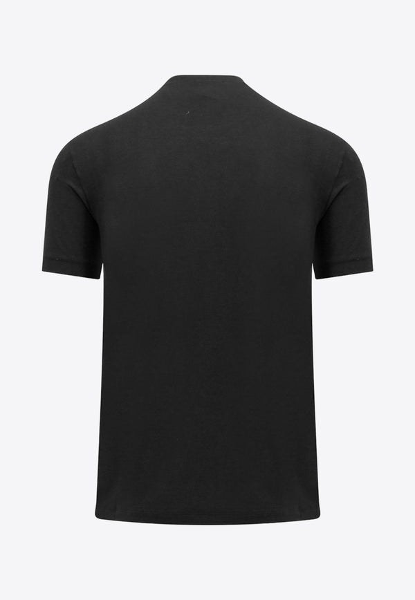 Giorgio Armani Basic Crewneck T-shirt Black 8NST62SJP4Z_UC99