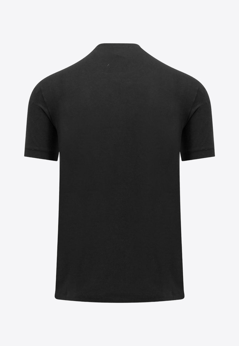 Giorgio Armani Basic Crewneck T-shirt Black 8NST62SJP4Z_UC99