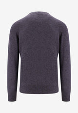 Brunello Cucinelli Cashmere Crewneck Sweater Gray M2200100_CO218