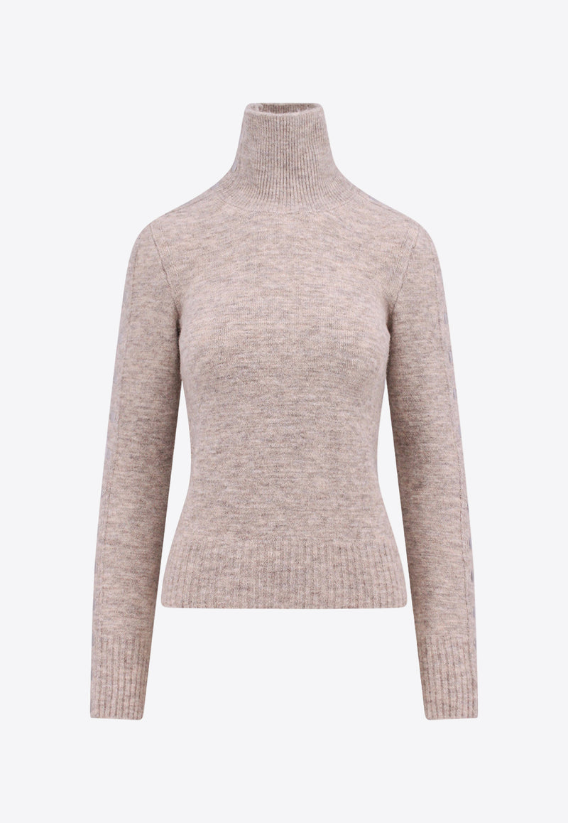 Isabel Marant Malo Turtleneck Sweater Beige PU0290FAA4L06I_90BE