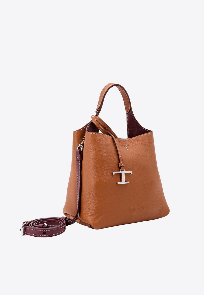 Tod's Mini Grained Leather Crossbody Bag Brown XBWAPAA9100QNK_9P13