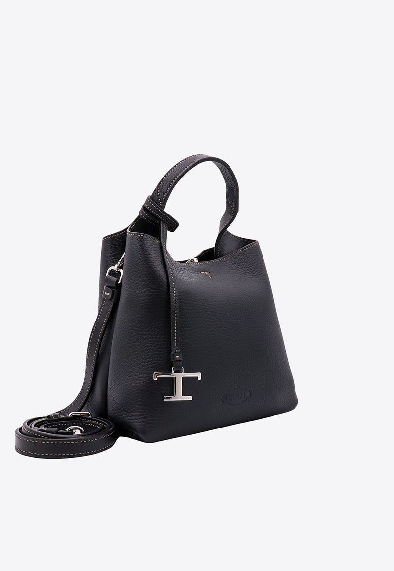 Tod's Mini Grained Leather Crossbody Bag Black XBWAPAA9100QNK_B999