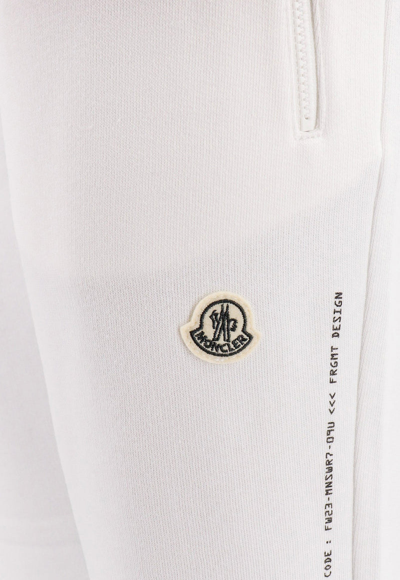 Moncler Genius Logo Patch Track Pants White 8H00002M2372_001