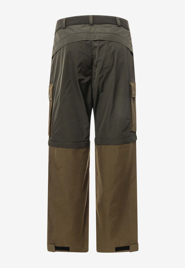 Moncler X Pharrell Williams Paneled Cargo Pants Green 2A00001M3405_P80