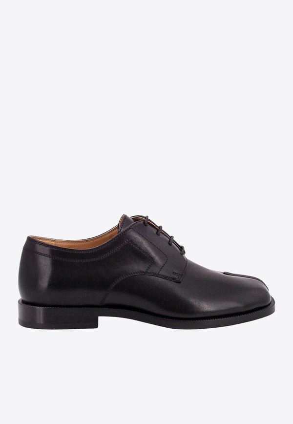 Maison Margiela Tabi Leather Lace-Up Shoes Black S34WQ0021P3292_T8013