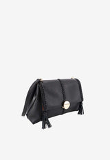 Chloé Medium Penelope Grained Leather Top Handle Bag Black C23US569K15_001