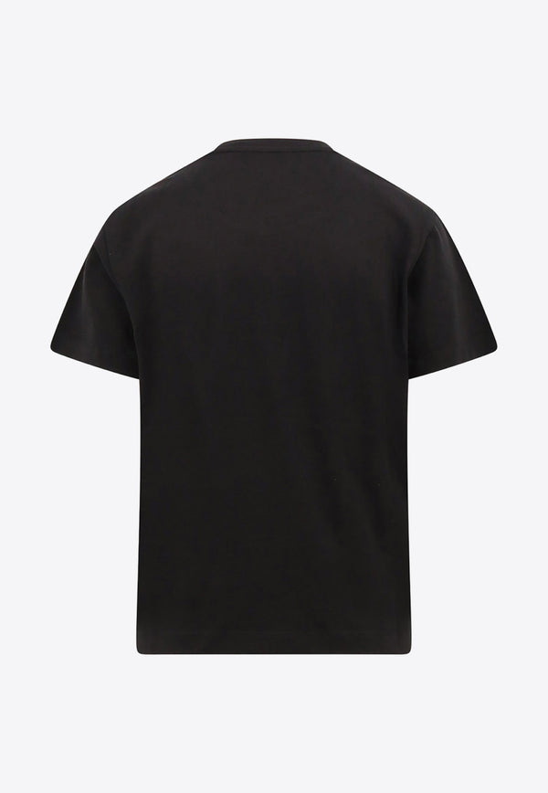 Moncler Logo Embellished Crewneck T-shirt

 Black I20938C00014829HP_999