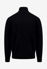 Polo Ralph Lauren Logo Embroidered Turtleneck Wool Sweater Black 710876851_001